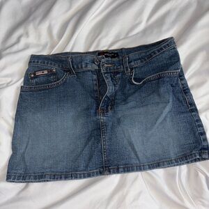 Denim Mini Skirt